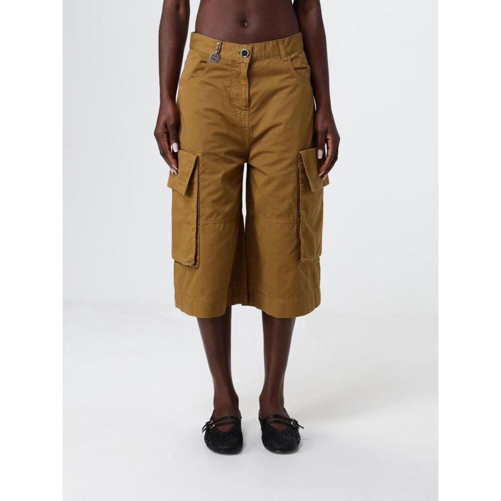 Pinko Women Pinko Cotton Gabardine Cargo Shorts